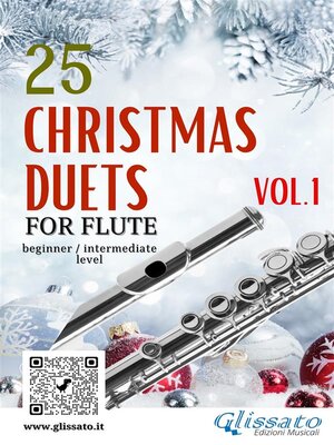 cover image of 25 Christmas Duets for Flute--VOL.1